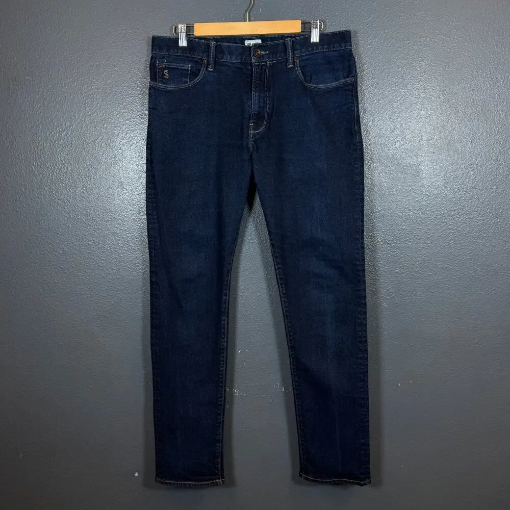 Todd Snyder 35/33 men’s blue denim jeans Stretch 5-pocket pants